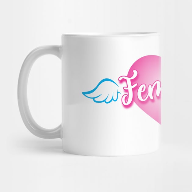 FEMBOY Angel Wings and Heart by QCult